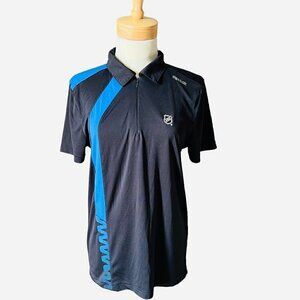 REEBOK NHL Golf Polo Shorts Sleeve Shirt. Size Medium